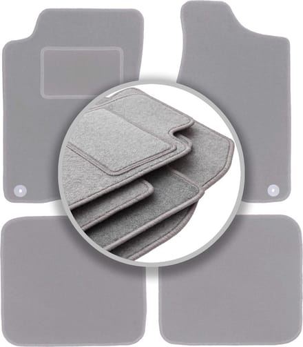 Grijze automatten voor: Audi 80 B4 sedan, stationwagen, Avant (1991-1996)