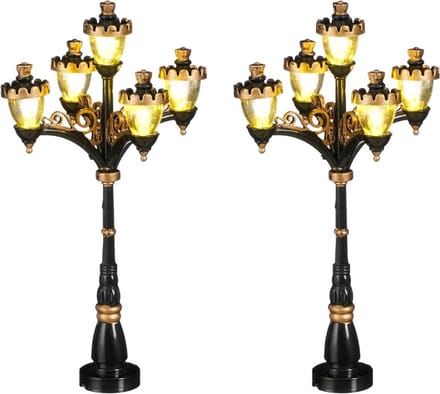 Luville - Street Lamp 5-Light - Set van 2
