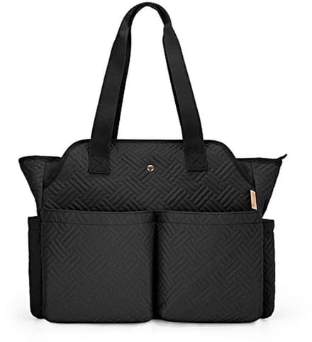 Aktetas - Laptoptas Werk - Lesmateriaal Dragen - Groot Laptopvak - 39 cm Breed - Zwart