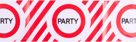 Afzetlint ''Party'' - Verjaardag - 4 het moment! - 10 meter