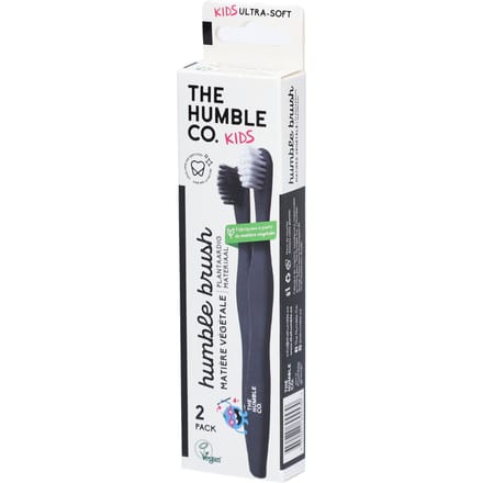 The Humble Co. Kids 2 Extra Zachte Plantaardige Tandenborstels