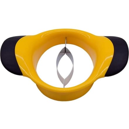 Multifunctionele Mango Corer Slicer Cutter Pitter Mango Core Pit Remover Watermeloen Dunschiller Fruit Groente Tool Keuken Accessoires geel