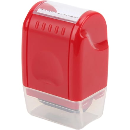 Vertrouwelijk Stempel Lichtgevoelige Roller Afneembaar Venster ABS Materiaal Vertrouwelijk Roller rood