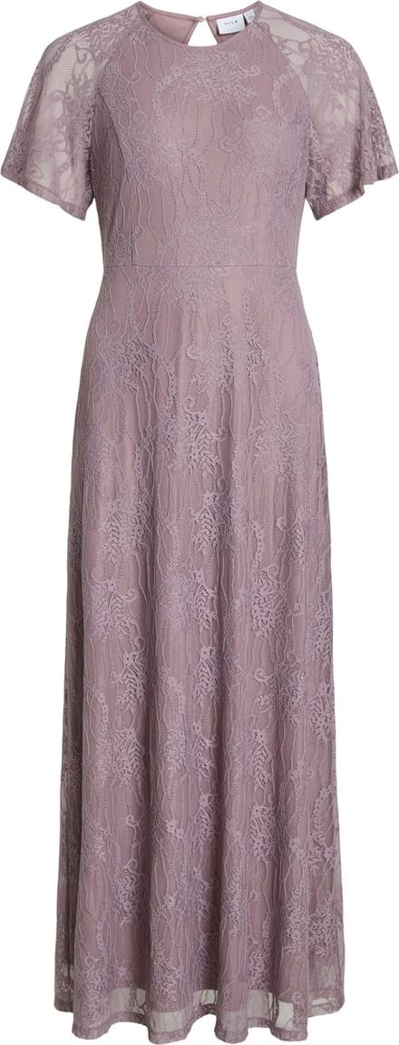 VILA - VIFEMMA S/S LACE DRESS - NOOS/DC - Dames - Maxi jurken