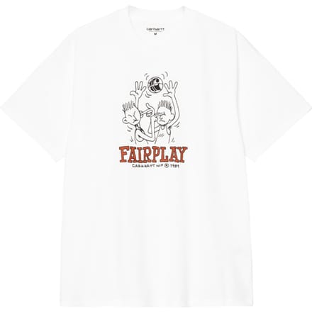 Carhartt Wip Fairplay T-shirt Wit