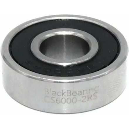 Black Bearing 6000-2rs Ceramic Lagers Zilver 10 x 26 x 8 mm