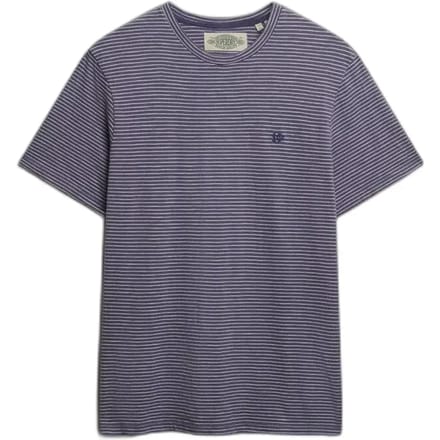 Superdry - Classic Essential Gestreept T-shirt - Heren - T-shirts