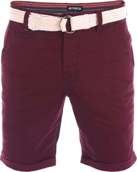 riverso Heren Short RIVHenry regular/straight Rood W 38 Volwassenen Zomershorts