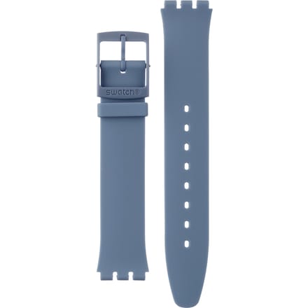 Swatch Plastic - Originals Medium (34mm) /Access/Solar/Musicall/Stop - G/SK/SL/SR/SS/SO28 ASS08N100 SS08N100 Denim Blue band