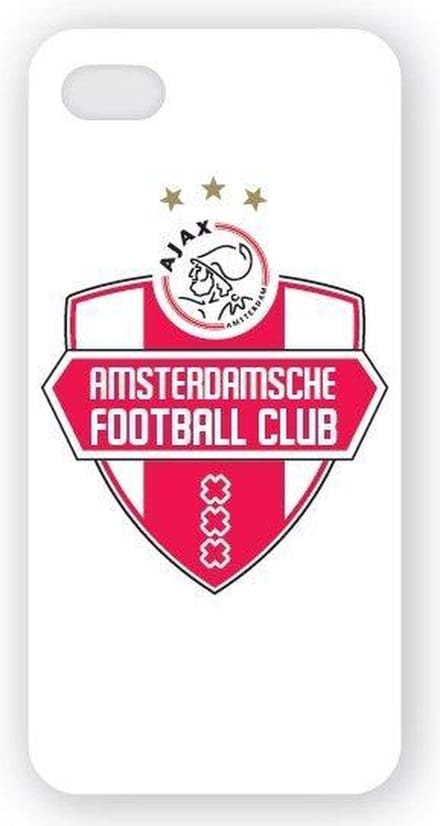 Iphone 5 cover ajax wit/rood/wit