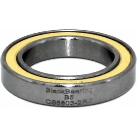 Black Bearing 6803-2rs Ceramic Lagers Zilver 17 x 26 x 5 mm