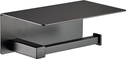 Plieger Altea WC Rolhouder met Plateau – Wandmontage – Matzwart