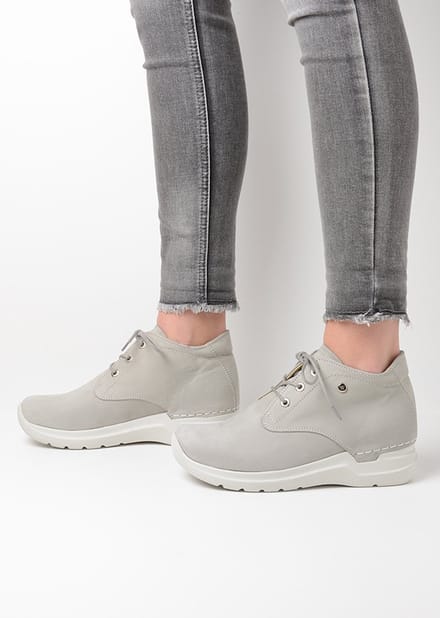Wolky Veterschoenen Truth lichtgrijs nubuck
