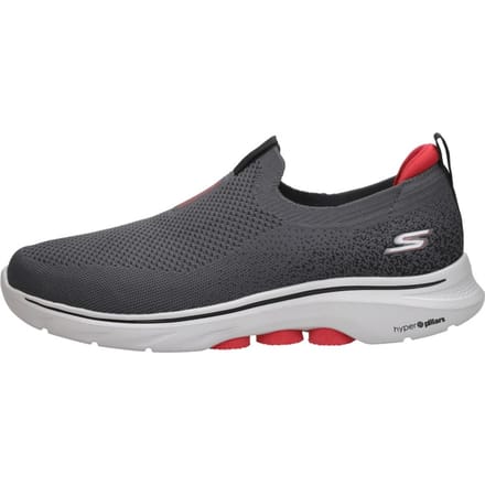 Skechers Go Walk 7 Heren Instappers - Sneakers - Grijs - Zwart