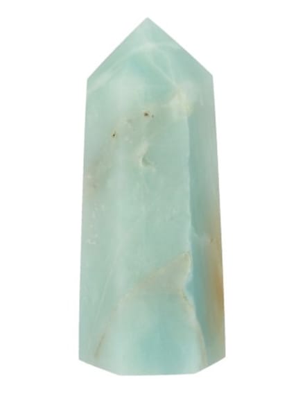 Amazoniet edelsteen punt - 7-8 cm - edelsteen - obelisk - healing crystal - crystal tower - toren
