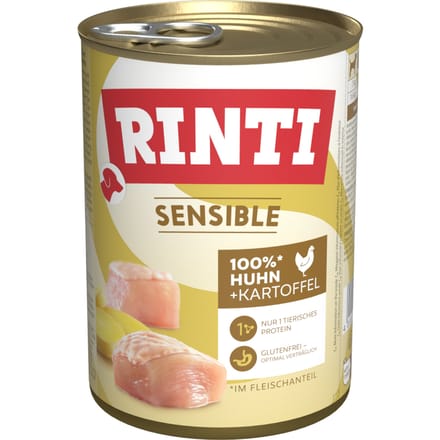 RINTI Sensible 1  x 400 g - Kip & Aardappelen