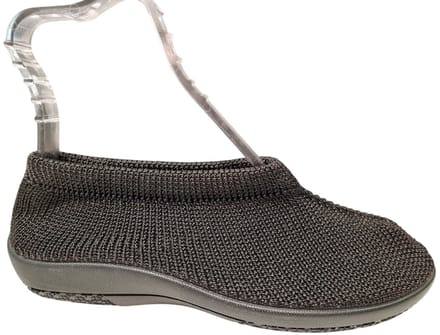 Q Fit Julia Zwarte Dames Pantoffels - Zwart - 41
