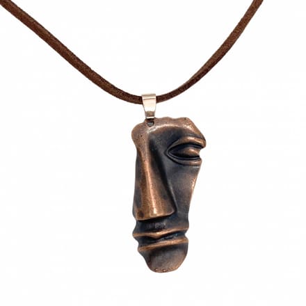 Ketting rood brons hoofd verstelbaar - Charme Bijoux