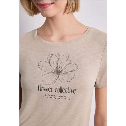 Shirt met ronde hals en Artwork