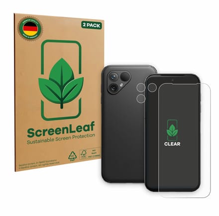 2 Stuks Screenprotector voor Fairphone 5 (Voor+Camera) - Hoogwaardige Beschermfolie transparant