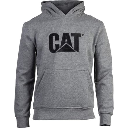 Caterpillar Heren Hoodie CAT Trademark Sweatshirt Capuchon Grijs - Maat M