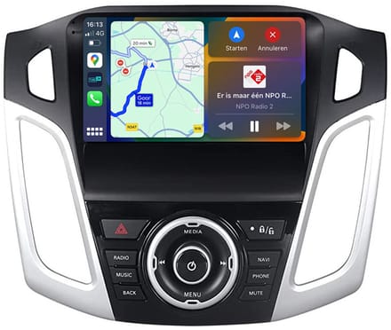 BG4U - Android navigatie radio geschikt voor Ford Focus 2012-2018 met Apple Carplay en Android Auto