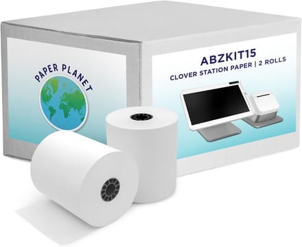 2 Rollen Thermisch Papier voor Clover POS Kassabonprinter Ontvangstrollen