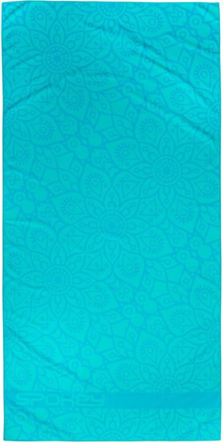 Spokey MANDALA Strandhanddoek - Turquoise/Blauw - Sneldrogend - 80 x 160 cm