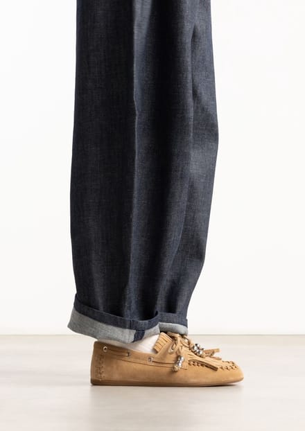 Sacha - Dames - Cognac suède bootschoenen - Maat 39