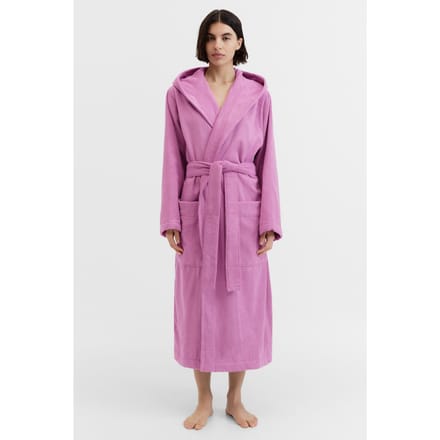 Tekla Unisex Hooded Bathrobe Magenta Größe: XL | Bademäntel Outlet | Unisex | Rosa