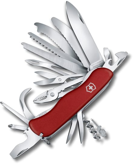 Victorinox Work Champ XL Red Zwitsers Zakmes - 31 Functies - Rood