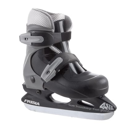 Zandstra Schaatsen - Maat 29-32 - Unisex - Zwart/Grijs