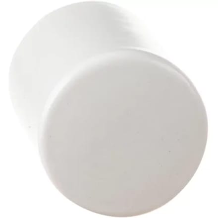 Bertomani Meubelknop 1175 - Zamak - Wit - 15mm - Set Van 2