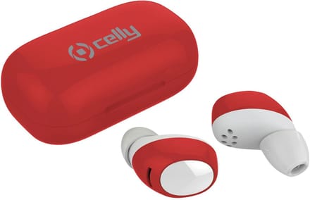 Celly Bh Twins Air Headset In-ear Bluetooth Rood
