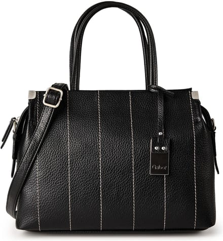 Gabor handtas schoudertas Gela Stripe Hand Bag Black zwart