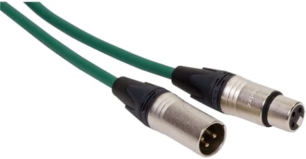 Cordial CPM 3 FM-GN Microkabel 3 m - Microfoonkabel