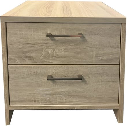 Bed Box Wonen Nachtkastje Nelson Licht Eiken