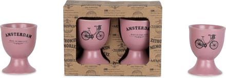 Memoriez - Eierdopjes - Amsterdam fiets - Roze