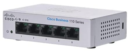 Onbeheerde 5-poorts Gigabit Ethernet Switch voor Desktop