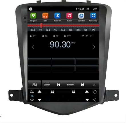 CarPlay autoradio geschikt voor Chevrolet Cruze | 2009 t/m 2015 | Android 13 | Draadloos Apple CarPlay & Android Auto | 2GB + 32GB | 8-Core processor | Davilon | 2025 model | 2009 2010 2011 2012 2013 2014 2015 | Bluetooth & Wifi