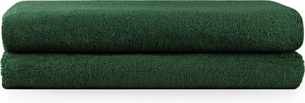 Blumtal Terry Handdoeken Set - 2 x Baddoek - 70 x 140 cm - Donkergroen