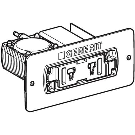 Geberit prefabricated kit for remote control 242.956.00.1