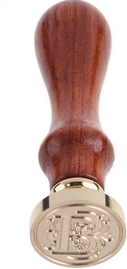 Houten Stempel met Letter B | Wax Seal | Stempelen