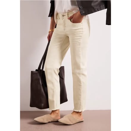 Straight Legs jeans met open zoom