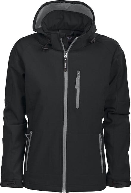 D.A.D SOFTSHELL TULSA LADY 150863 - Zwart - S