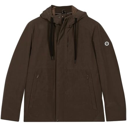 Baileys Jack Drawstring Hood Padded Zipped Sidepockets Donker Groen / male