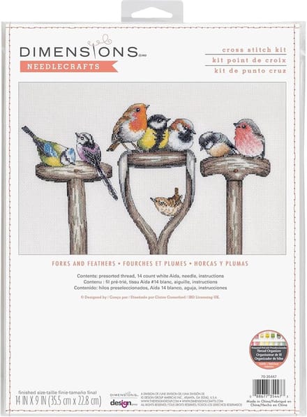 Dimensions borduurpakket vogel brigade 70-35447 telpatroon