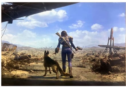 DEVplus Fallout 4 Art Print Neighborhood Patrol 30 x 40 cm - unframed Poster & Wallscrolls