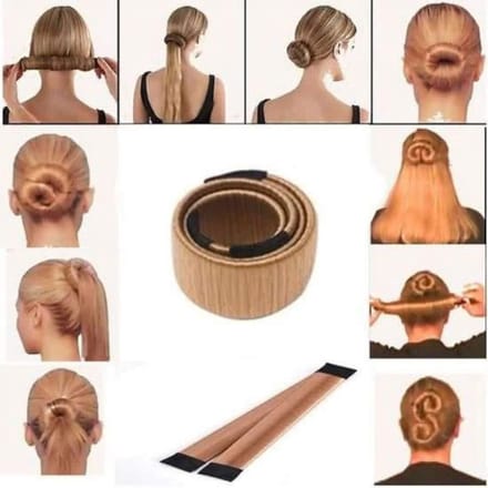 Donút Hulp / Knot Maker / Haarknot - Bruin