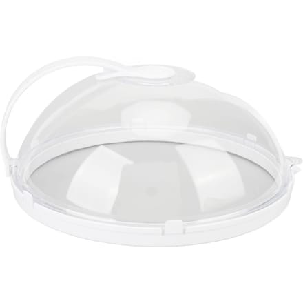 Magnetron Spatdeksel Draagbaar Oliebestendig Spatwaterdicht Magnetron Verwarming Speciale Deksel white